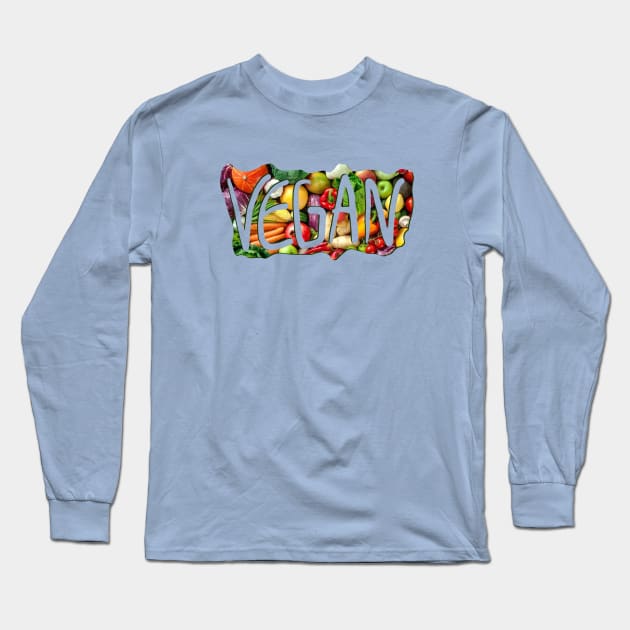 vegan Long Sleeve T-Shirt by kating